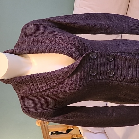 H&M Long Knit Cardigan Sweater,  in brown, size XS - Picture 2 of 13